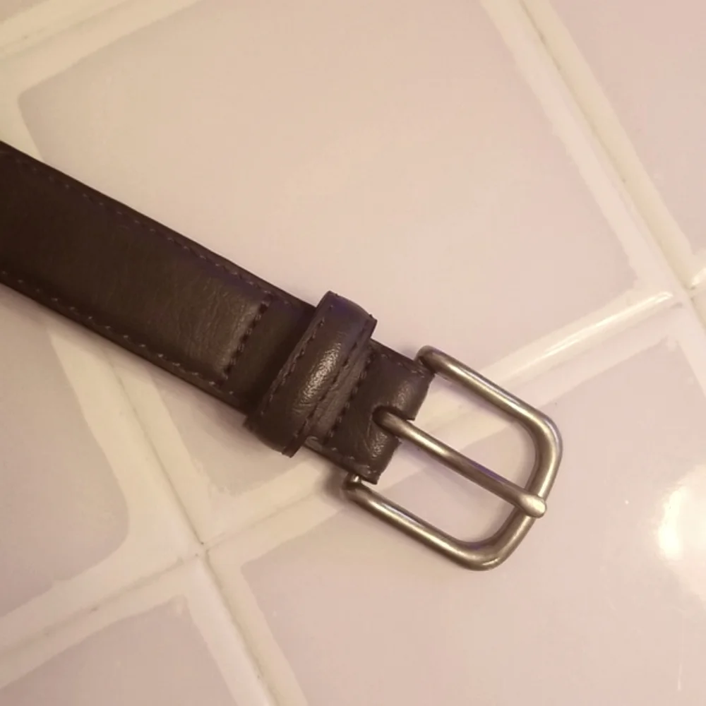 Brown Leather Boys Belt Synthetic M 26-28